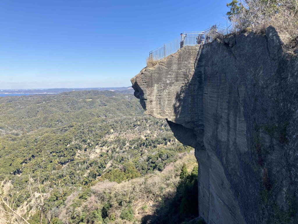 鋸山 日本寺の地獄のぞき